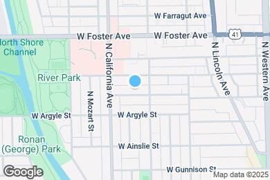 Map image of the property - 2720 W Winnemac Ave
