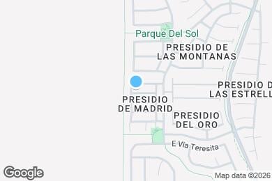 Map image of the property - 122 W Camino Rancho Palomas