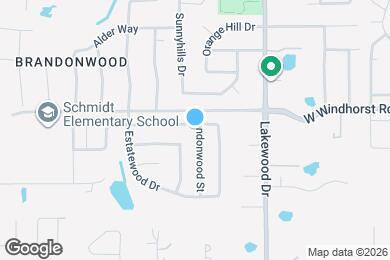 Map image of the property - 1901 Derbywood Dr