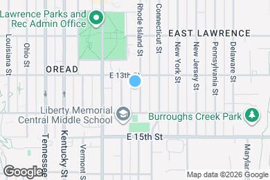 Map image of the property - 1317 Rhode Island St