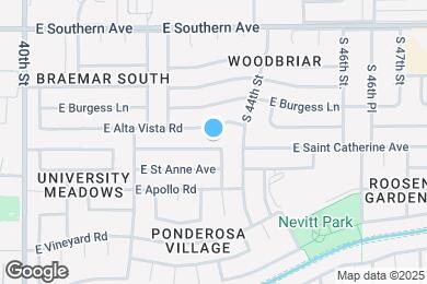 Map image of the property - 4322 E Saint Catherine Ave