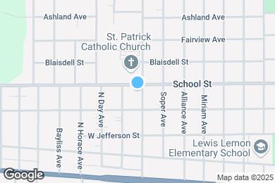 Map image of the property - 424 N Johnston Ave