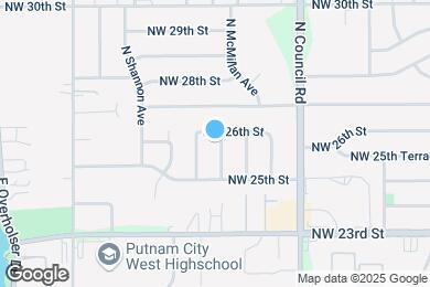 Map image of the property - 2625 N Grant Ave