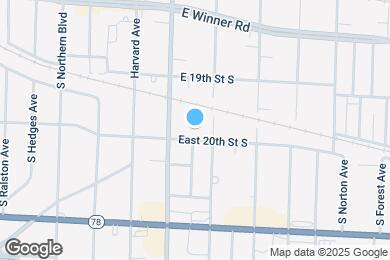 Map image of the property - 11222 East 20th St S