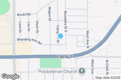 Map image of the property - 419 Campfire Dr