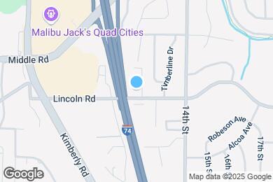 Map image of the property - Lincoln Manor Apartments