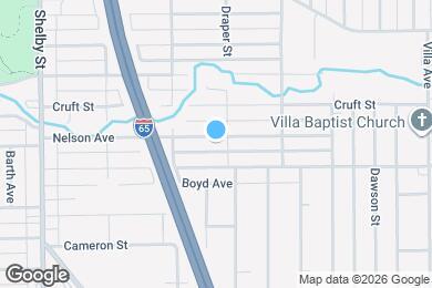 Map image of the property - 1549 Nelson Ave