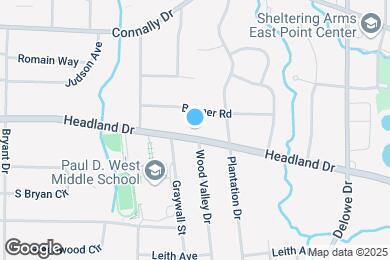 Map image of the property - 2307 Headland Dr