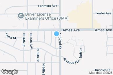 Map image of the property - 4402 N 52nd St