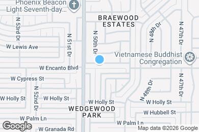 Map image of the property - 5039 W Vernon Ave
