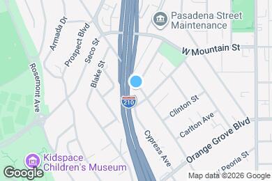 Map image of the property - 893 Lincoln Ave