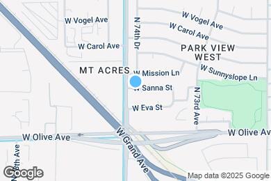 Map image of the property - 7451 W Sanna St
