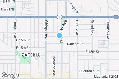 Map image of the property - 1625 Redondo Ave.