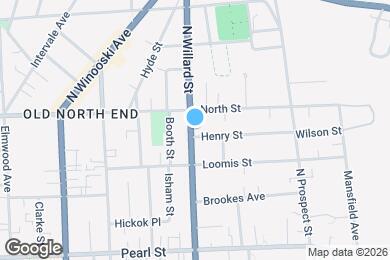 Map image of the property - 120-126 North Willard St