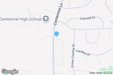 Map image of the property - 4365 Centennial Ln