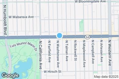 Map image of the property - 2657 W North Ave