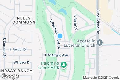 Map image of the property - 1356 E Black Diamond Dr