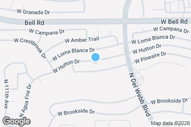 Map image of the property - 10801 W Hutton Dr