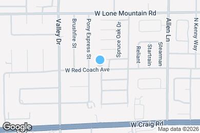 Map image of the property - 4026 W Red Coach Ave