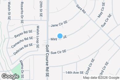 Map image of the property - 3010 May Cir SE