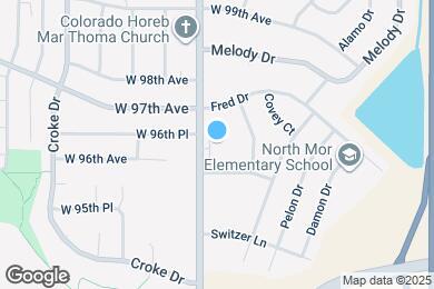 Map image of the property - 9650 Huron St