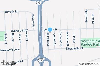 Map image of the property - 6625 W Point St