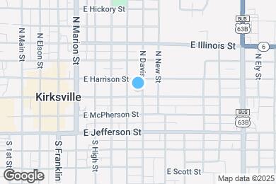 Map image of the property - 509 E Washington St