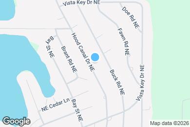 Map image of the property - 37924 Hood Canal Dr NE