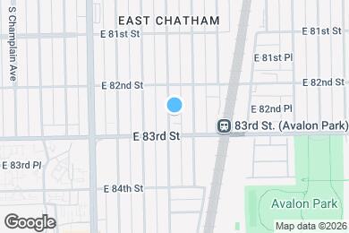 Map image of the property - 8237 S Ingleside Ave