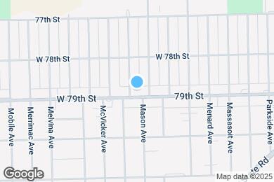 Map image of the property - 5948 W 79th St