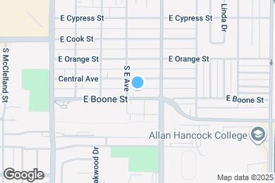 Map image of the property - 713 E Boone St