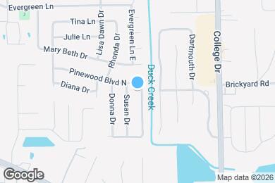 Map image of the property - 2659 Pinewood Blvd E