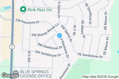 Map image of the property - 1909 SW Keystone Dr