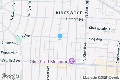 Map image of the property - 1691 King Ave