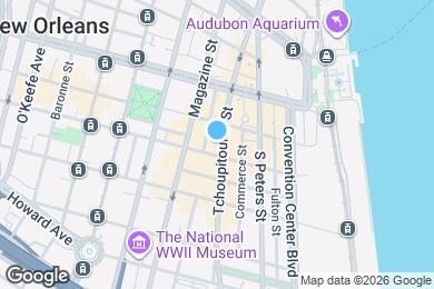 Map image of the property - 633 Tchoupitoulas St