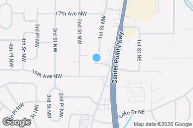 Map image of the property - 1602 1st St NW