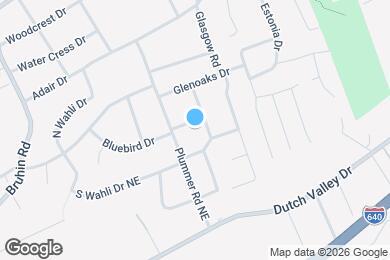 Map image of the property - 1408 Bluebird Dr