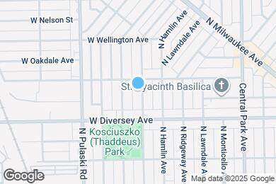 Map image of the property - 2842 N Avers Ave