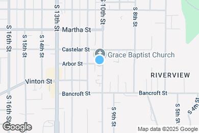 Map image of the property - 2502 S 10th St