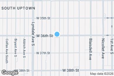 Map image of the property - 3604 Grand Ave S
