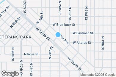 Map image of the property - 1010 N 24th Street