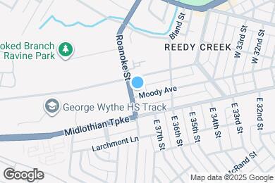 Map image of the property - 3719 Moody Ave