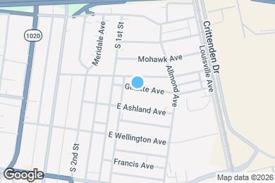 Map image of the property - 130 Gillette Ave