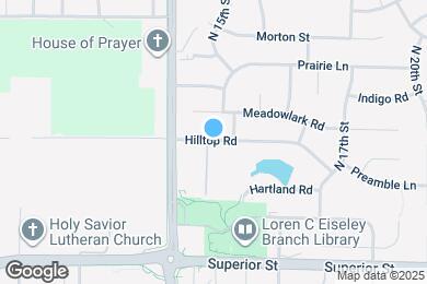 Map image of the property - Cottonwood Creek Apartments
