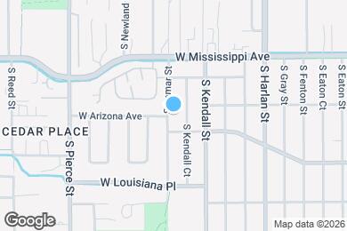 Map image of the property - 1228 S Lamar St