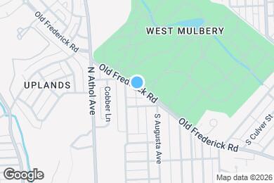 Map image of the property - 4215 Old Frederick Rd