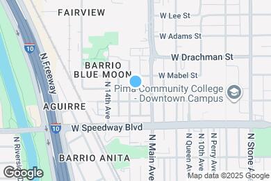 Map image of the property - 1222 N 13th Ave