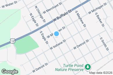 Map image of the property - 115 S Chicago St