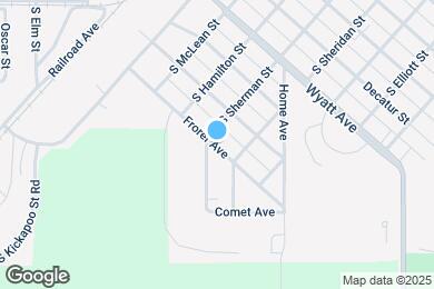 Map image of the property - 410 Frorer Ave