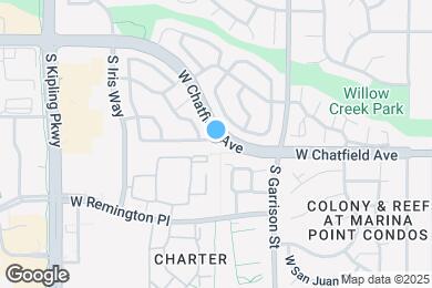 Map image of the property - 9600 W Chatfield Ave